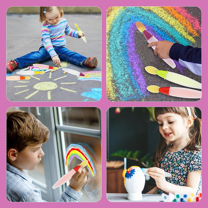 Sidewalk Chalk Paint Brush Set