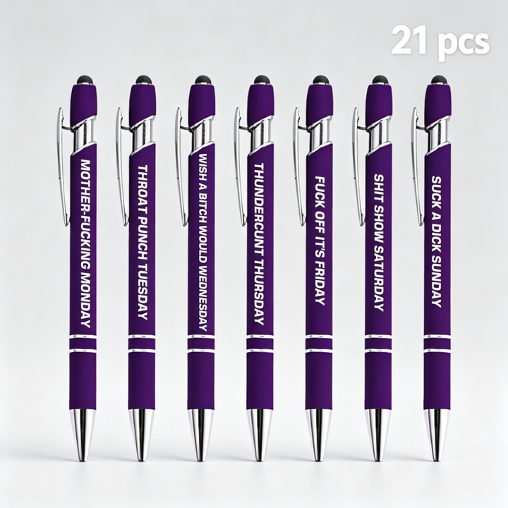 Fun and Stress-Relieving 7-Day Ballpoint Pen