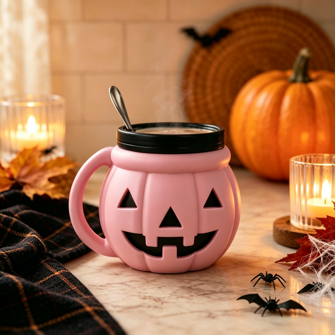 Halloween Pumpkin Ice Cream Cup
