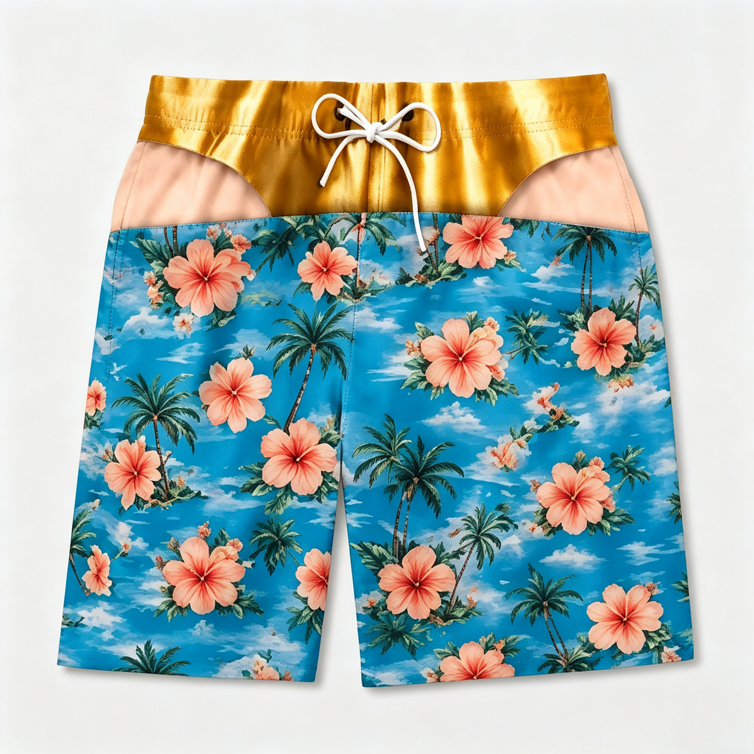 Eye-catching surfing beach shorts