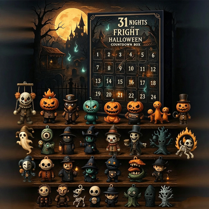Halloween Advent Countdown Calendar Box