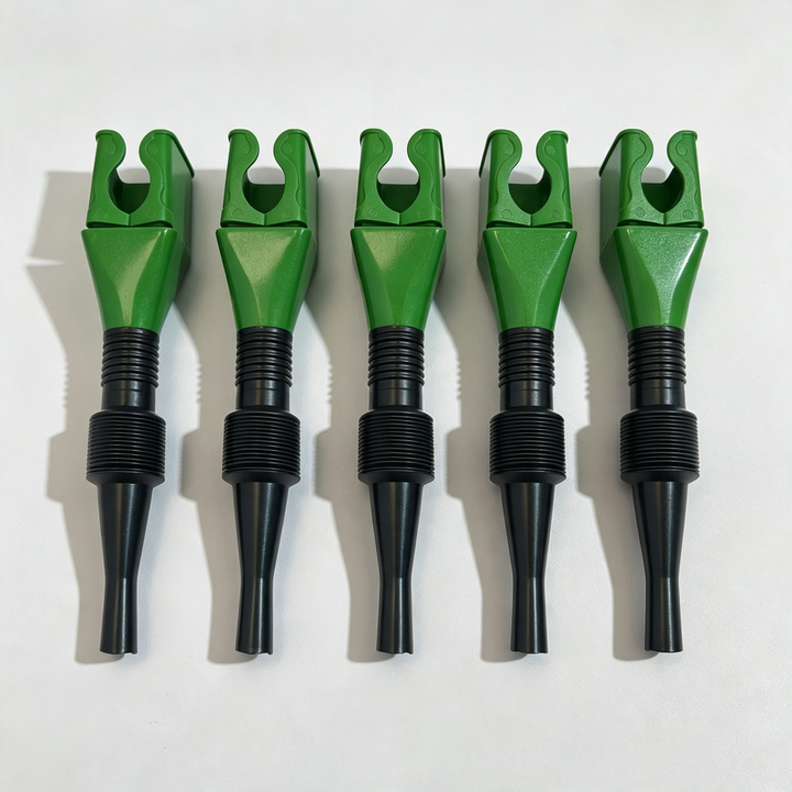 Foldable telescopic hose funnel