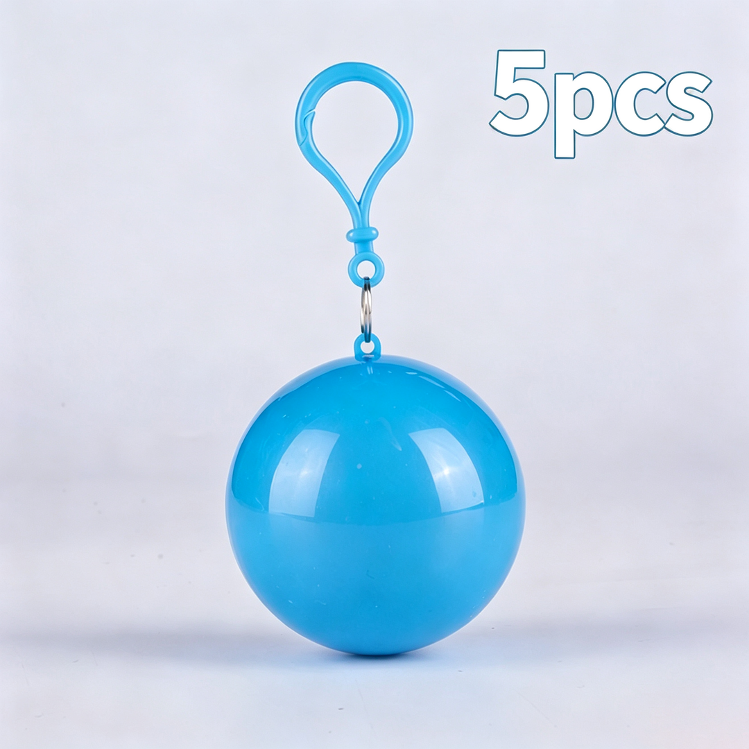 Disposable raincoat balls