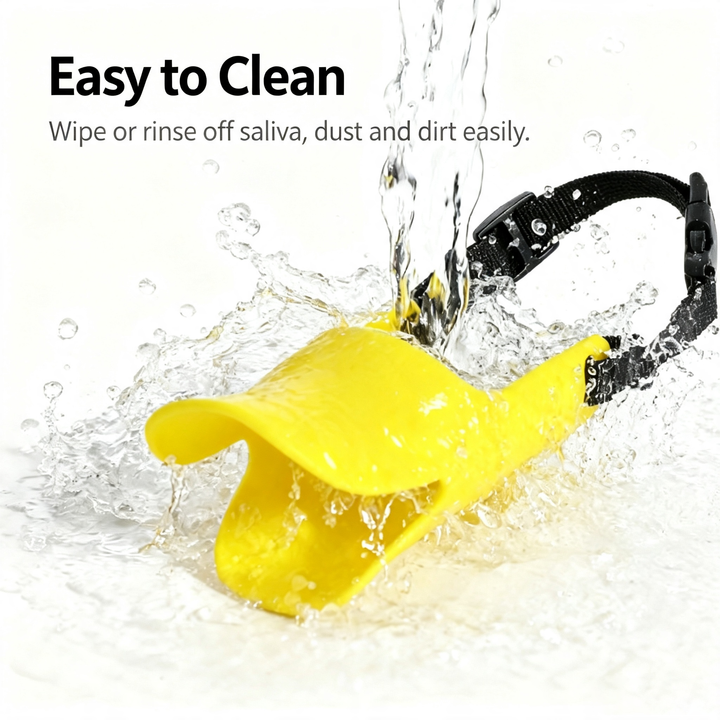 Silicone anti-bite muzzle for dogs