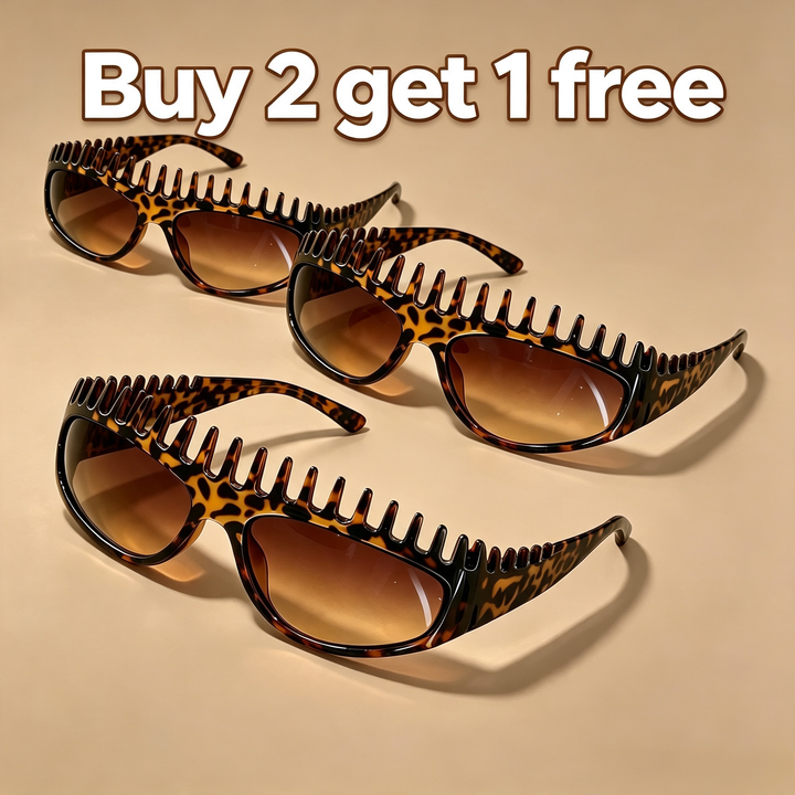 Spiky Comb Frame Y2K Party Sunglasses