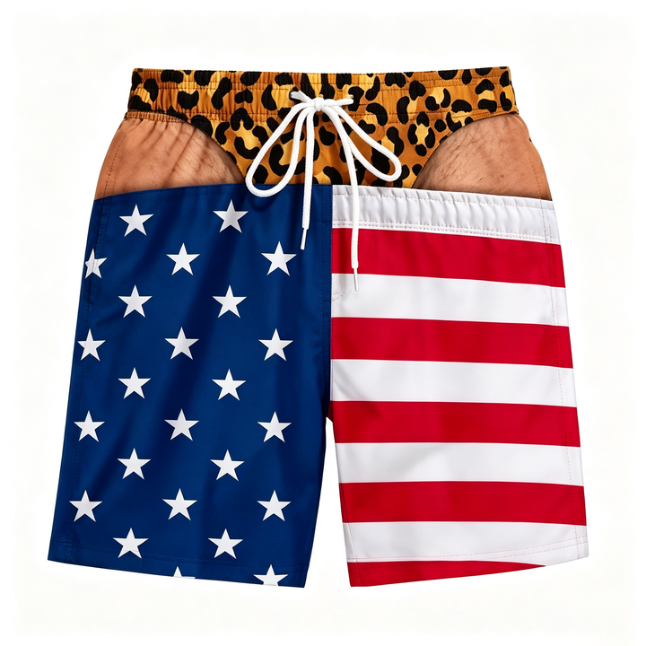 Eye-catching surfing beach shorts