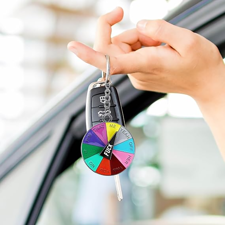 Fun Rotating Spinner Keychain