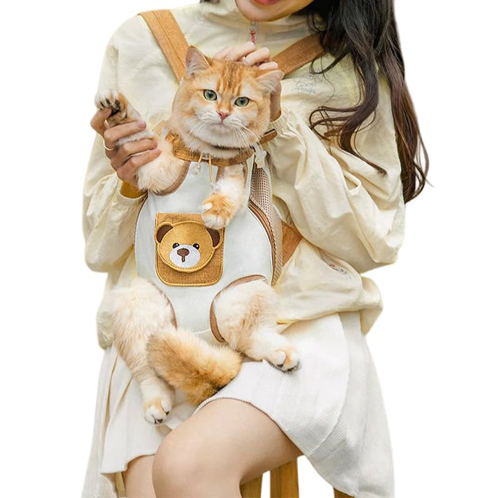 Breathable pet carrier backpack