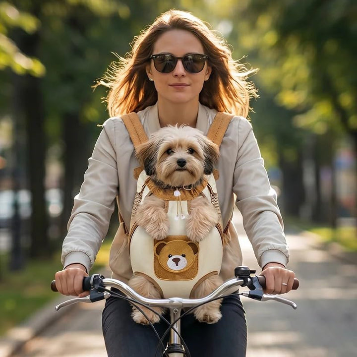 Breathable pet carrier backpack