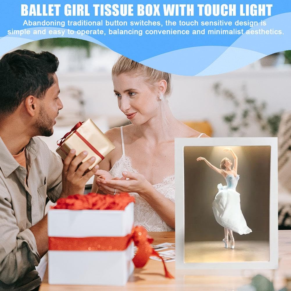 Elegant Ballet-Style Tissue Box