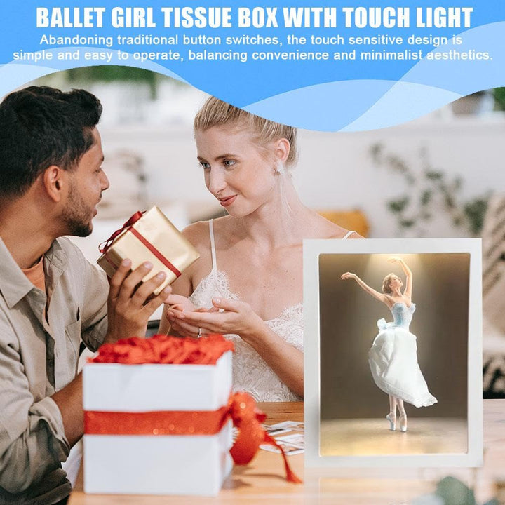 Elegant Ballet-Style Tissue Box