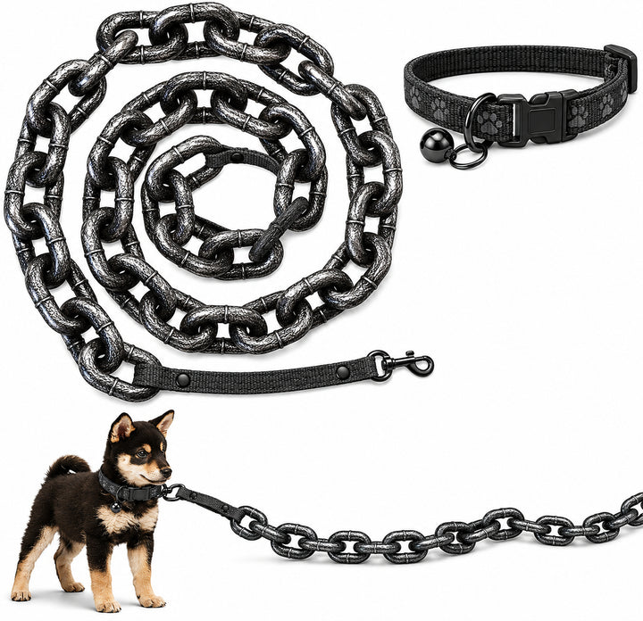 Simulated giant chain traction rope