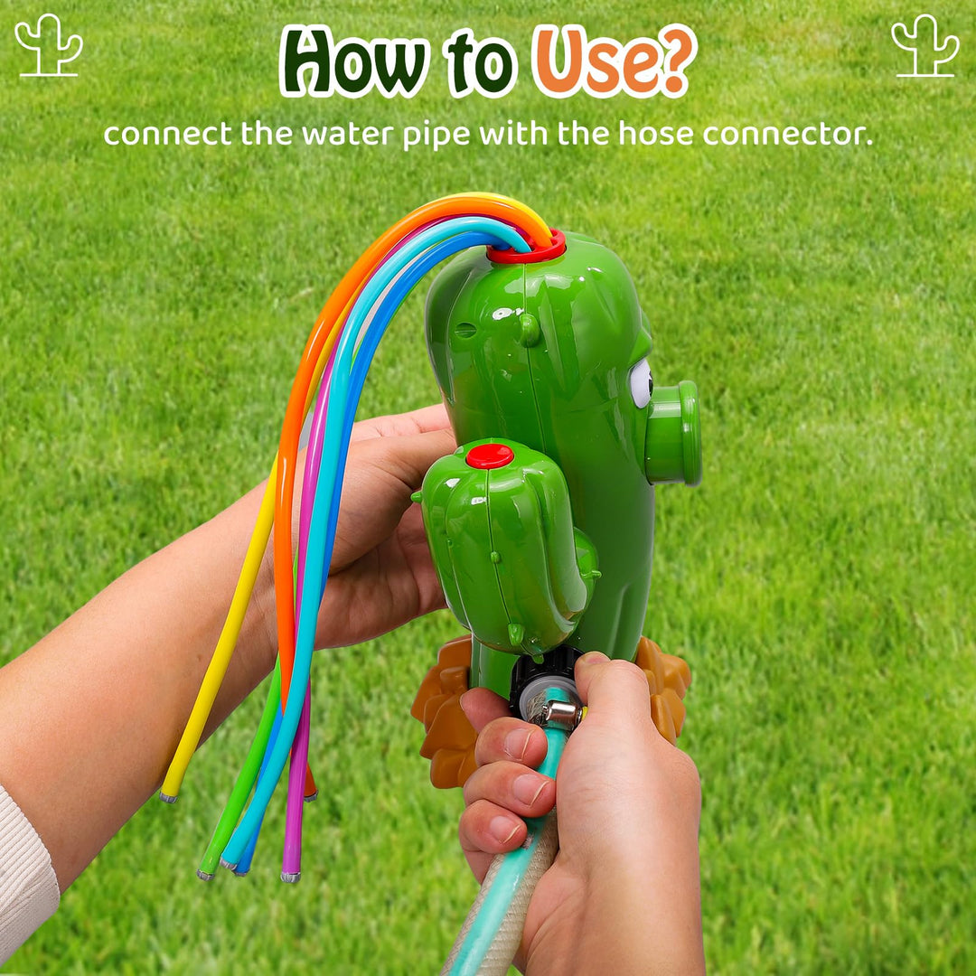 Cactus Sprinkler Garden Toy