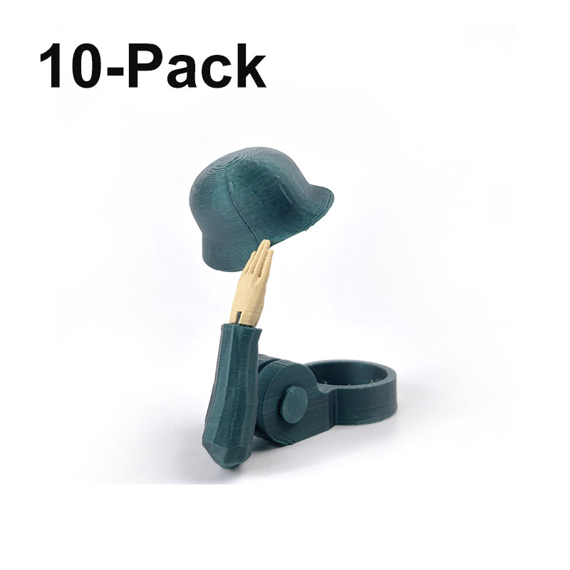 Beer Bottle Saluting Soldier Cap