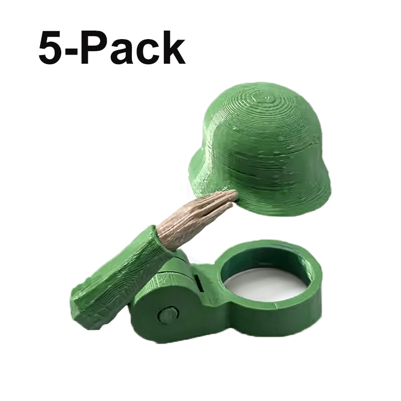 Beer Bottle Saluting Soldier Cap