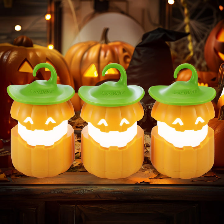 Halloween retractable pumpkin lantern