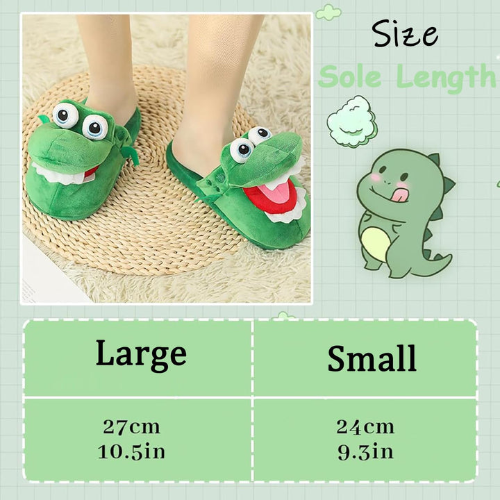 Funny crocodile slippers
