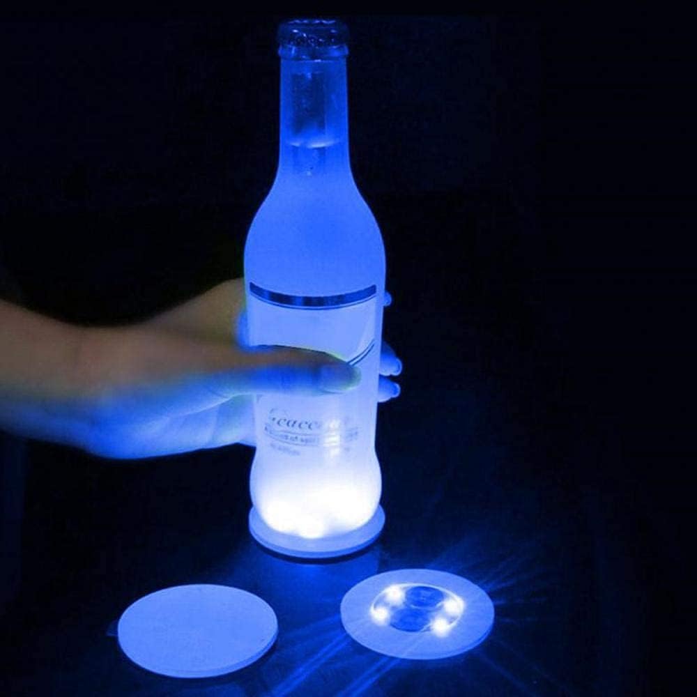 Color Changing LED Coaster Lights