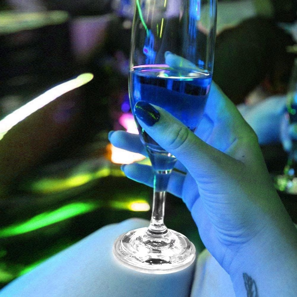 Color Changing LED Coaster Lights