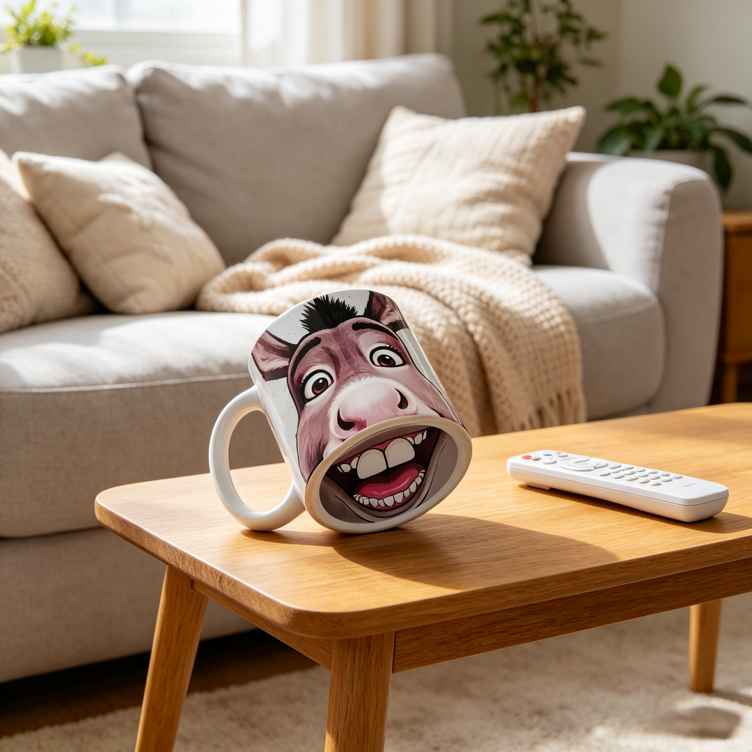 Fun Grinning Donkey Cup