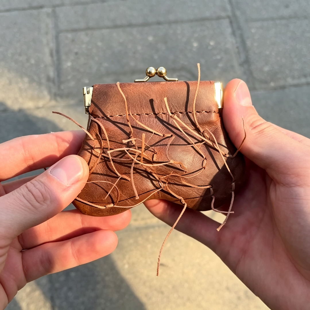Quirky coin purse