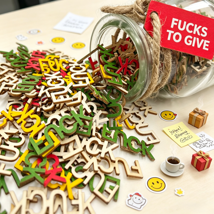 Wooden Letter Emotion Wishing Jar