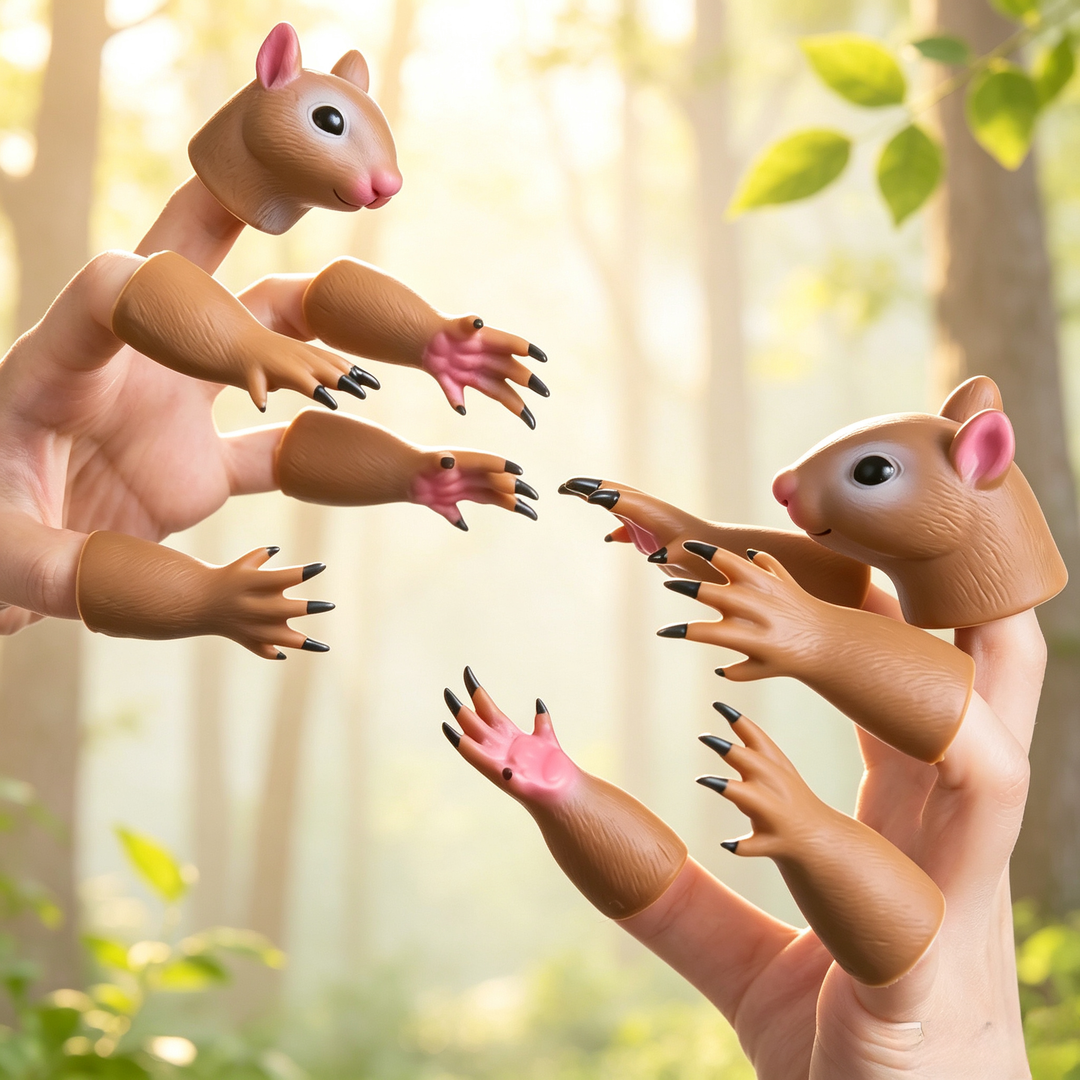 Decompression squirrel finger sleeves