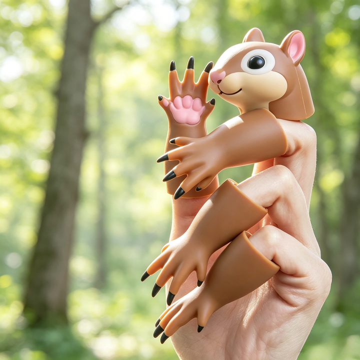 Decompression squirrel finger sleeves