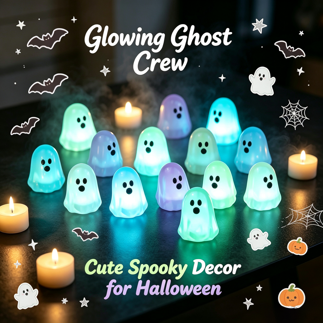 Halloween Mini Glow-in-the-Dark Ghosts