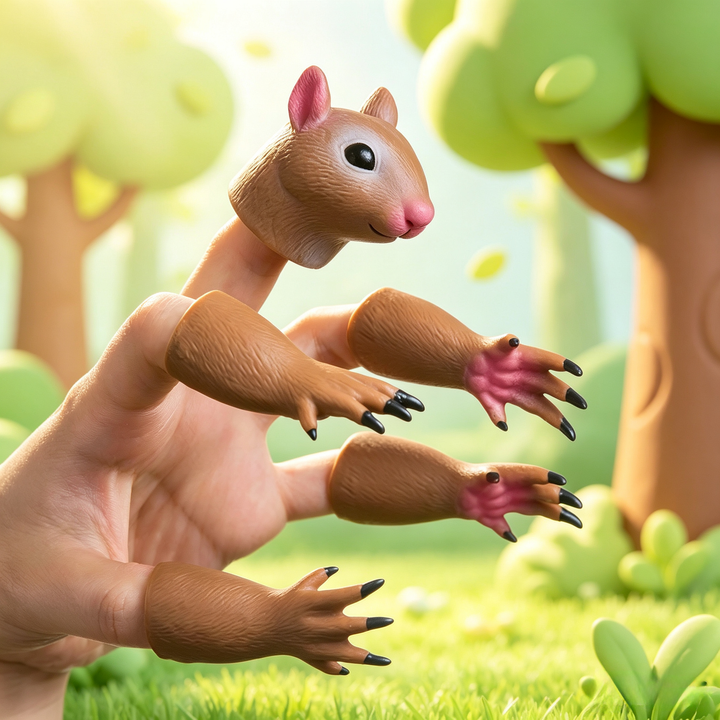 Decompression squirrel finger sleeves