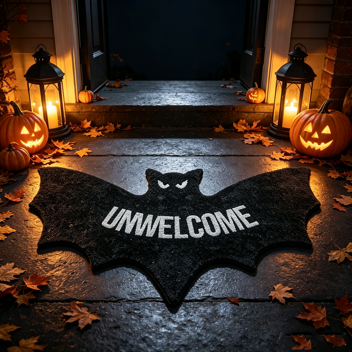 Bat Halloween Shaped Floor Mat