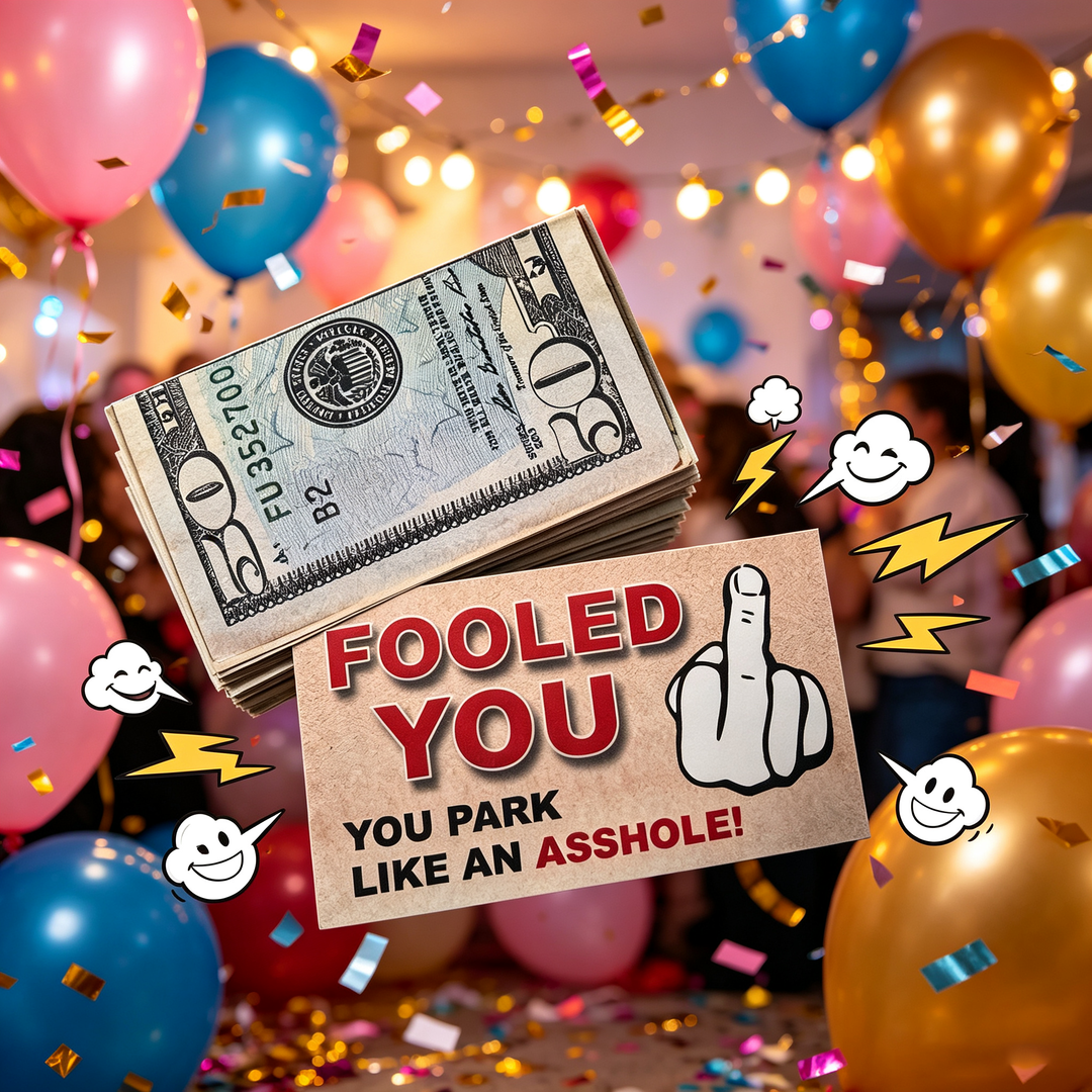 Fooled You Parking Prank Cards