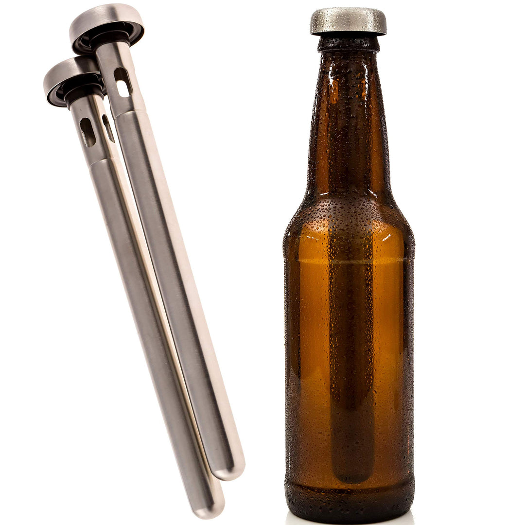 Stainless steel beverage ice sticks