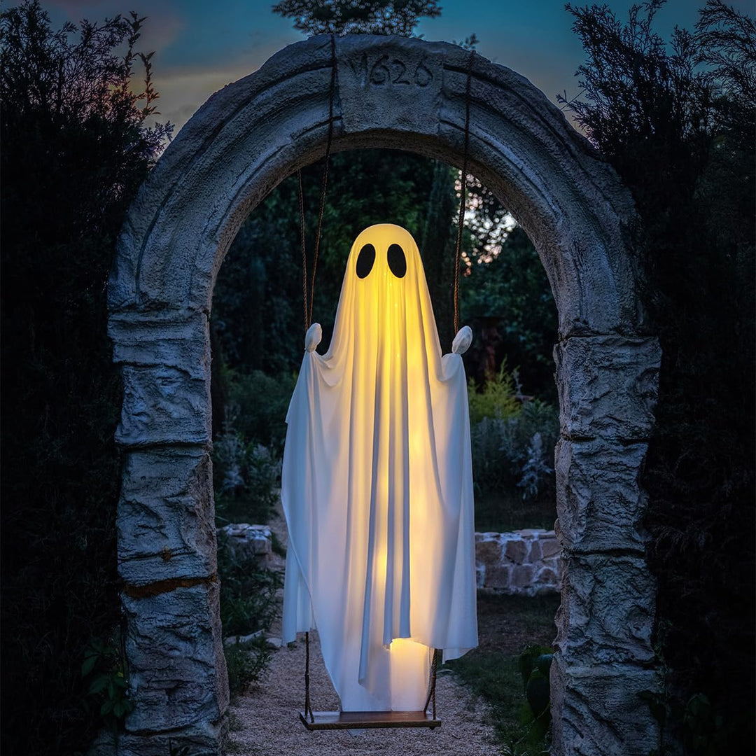 Light Up Swing Hanging Ghost