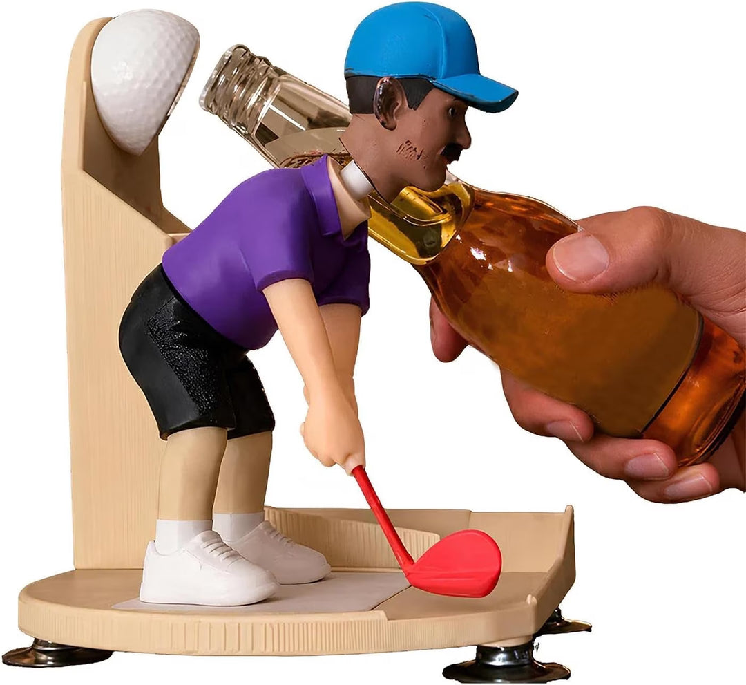 Mini golf club bottle opener