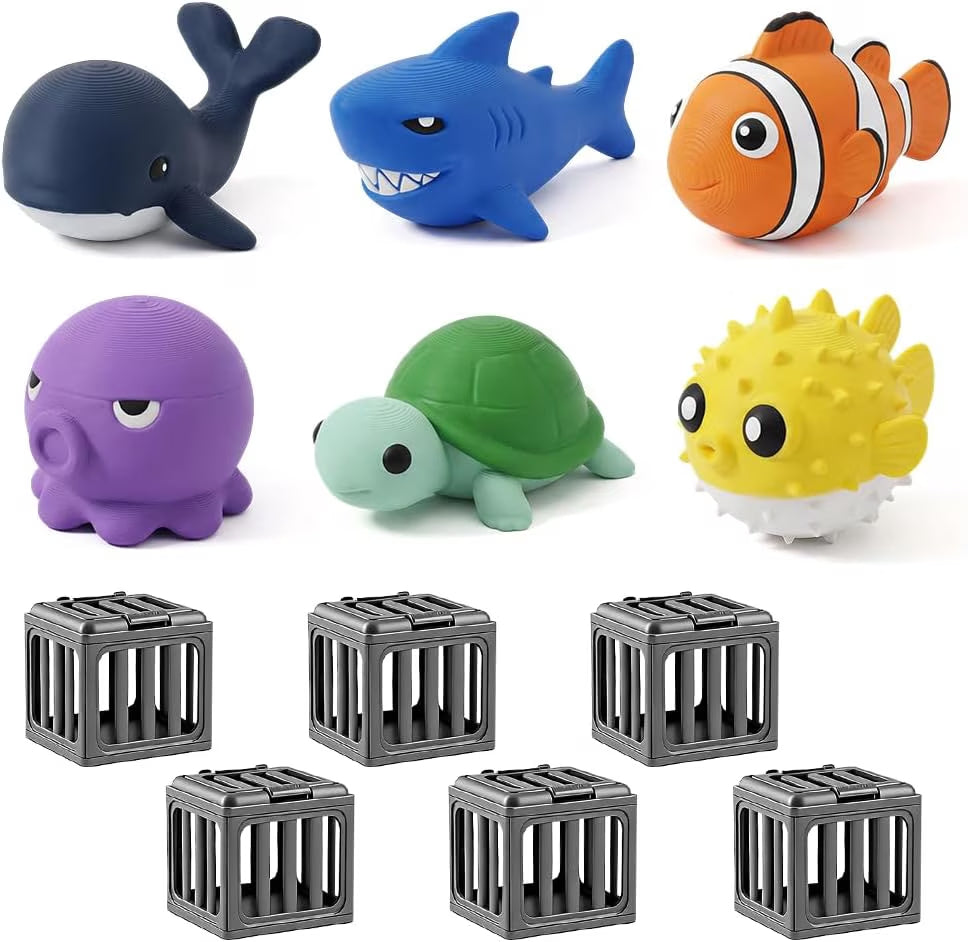 Water game animal cages