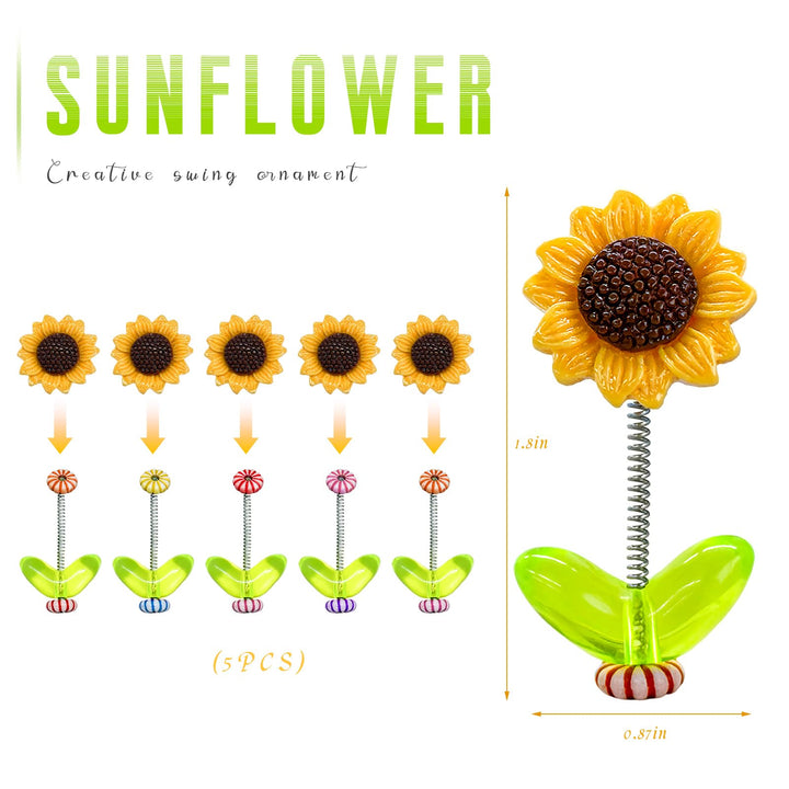 Cute Sunflower Car Ornament