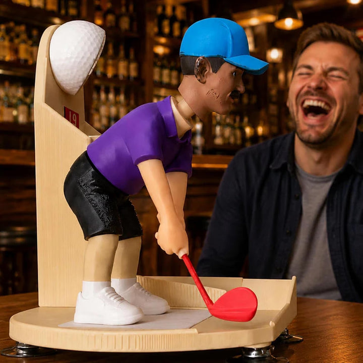 Mini golf club bottle opener