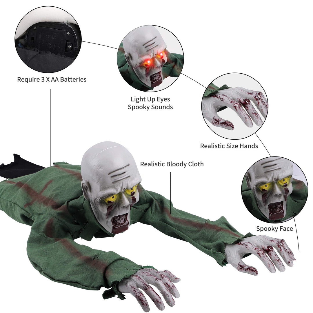 Sounding crawling ghost toy
