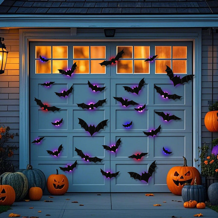 3D Halloween Bat Wall Stickers