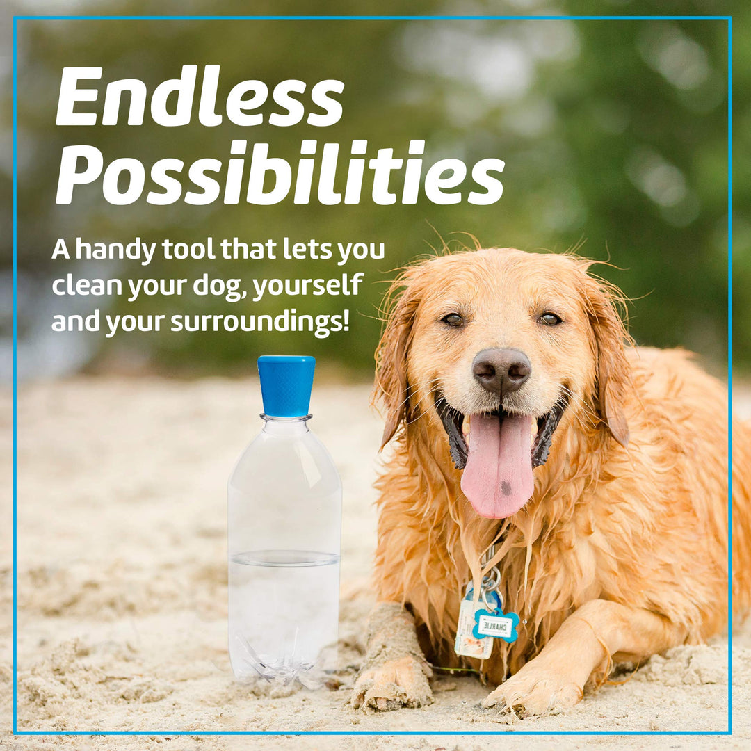 Portable outdoor cleaning shower head