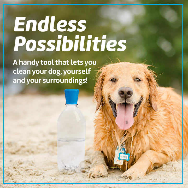 Portable outdoor cleaning shower head