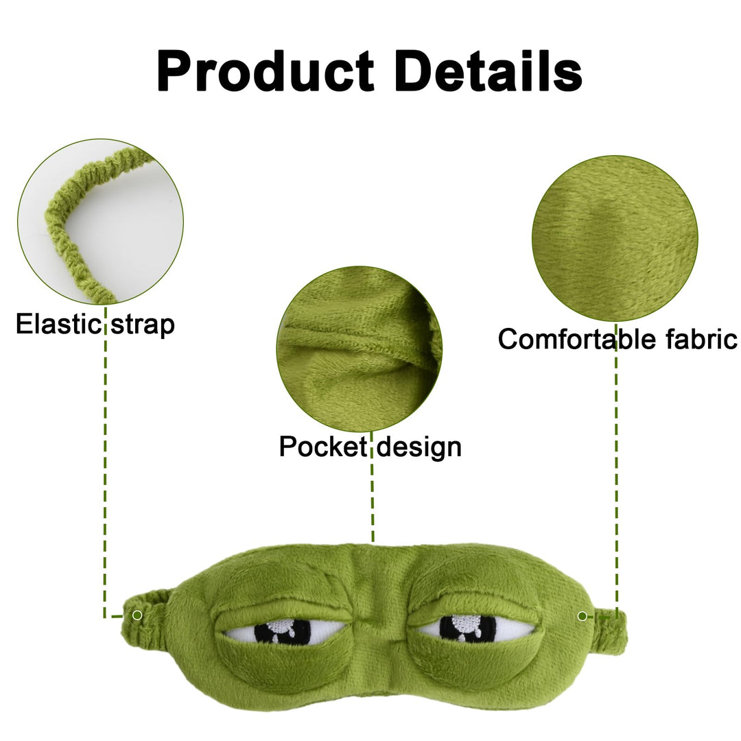 Funny Frog Breathable Eye Mask