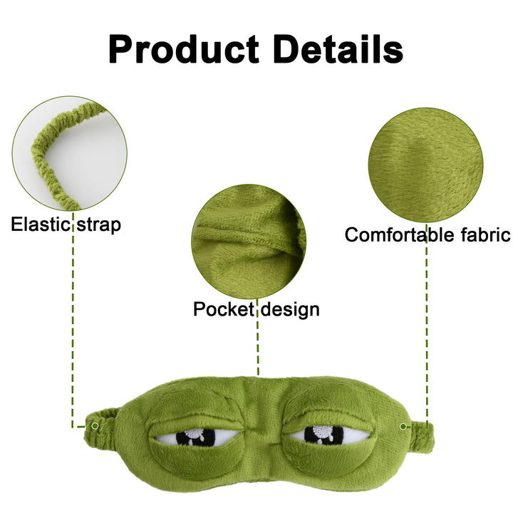 Funny Frog Breathable Eye Mask
