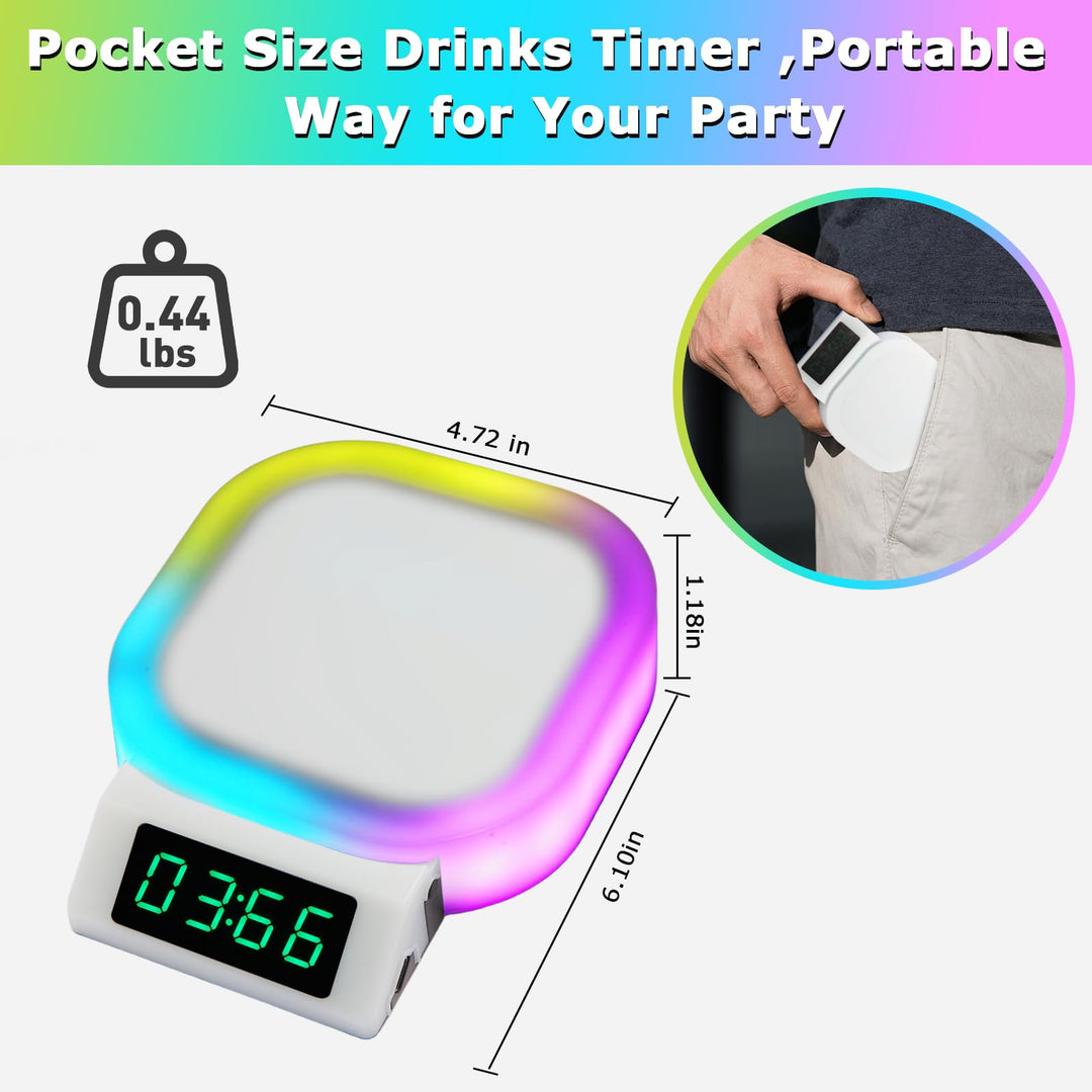 Beer drinking timer