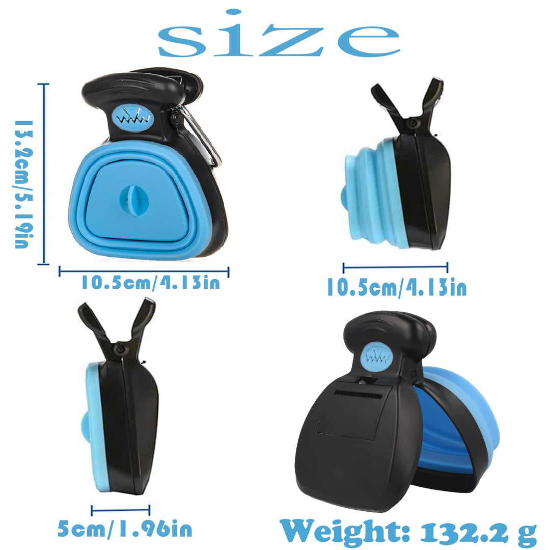 Portable dog poop catcher