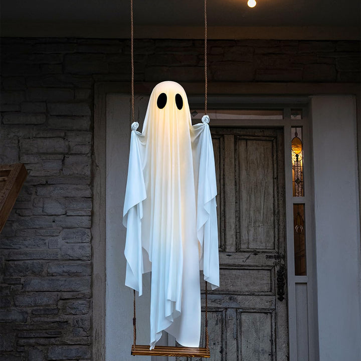 Light Up Swing Hanging Ghost