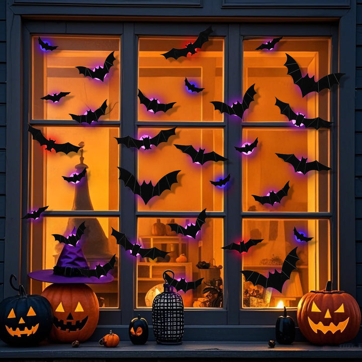3D Halloween Bat Wall Stickers