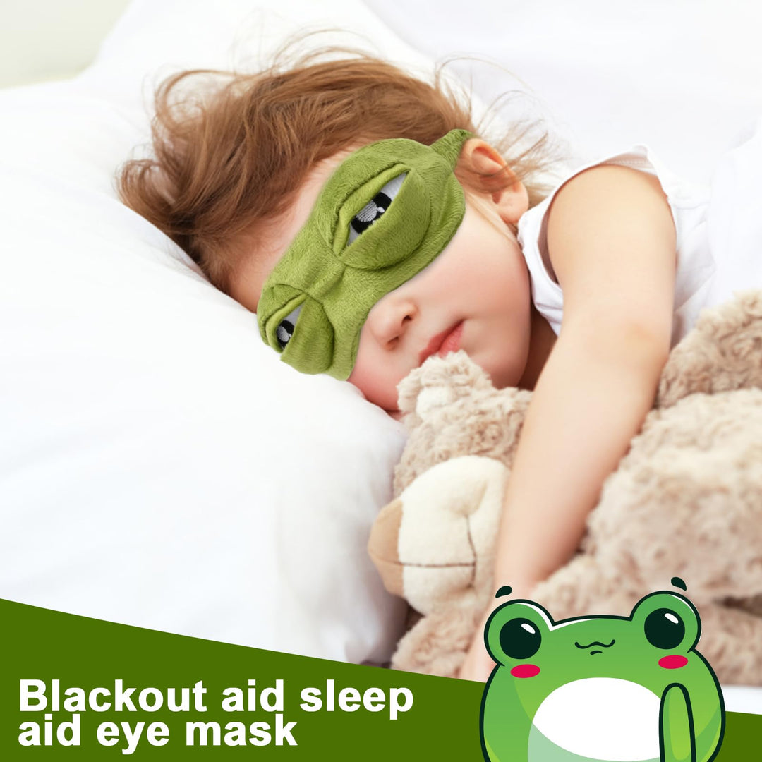 Funny Frog Breathable Eye Mask