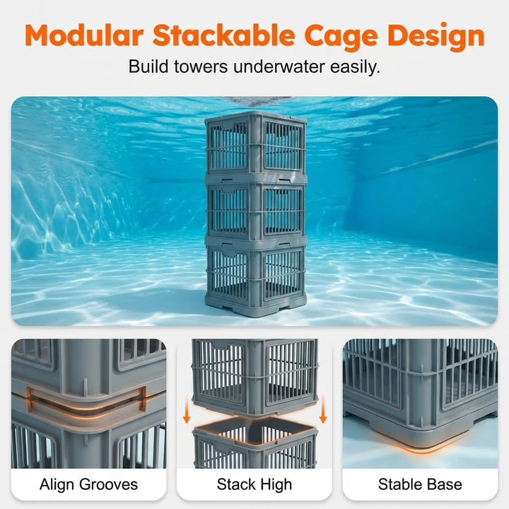 Water game animal cages